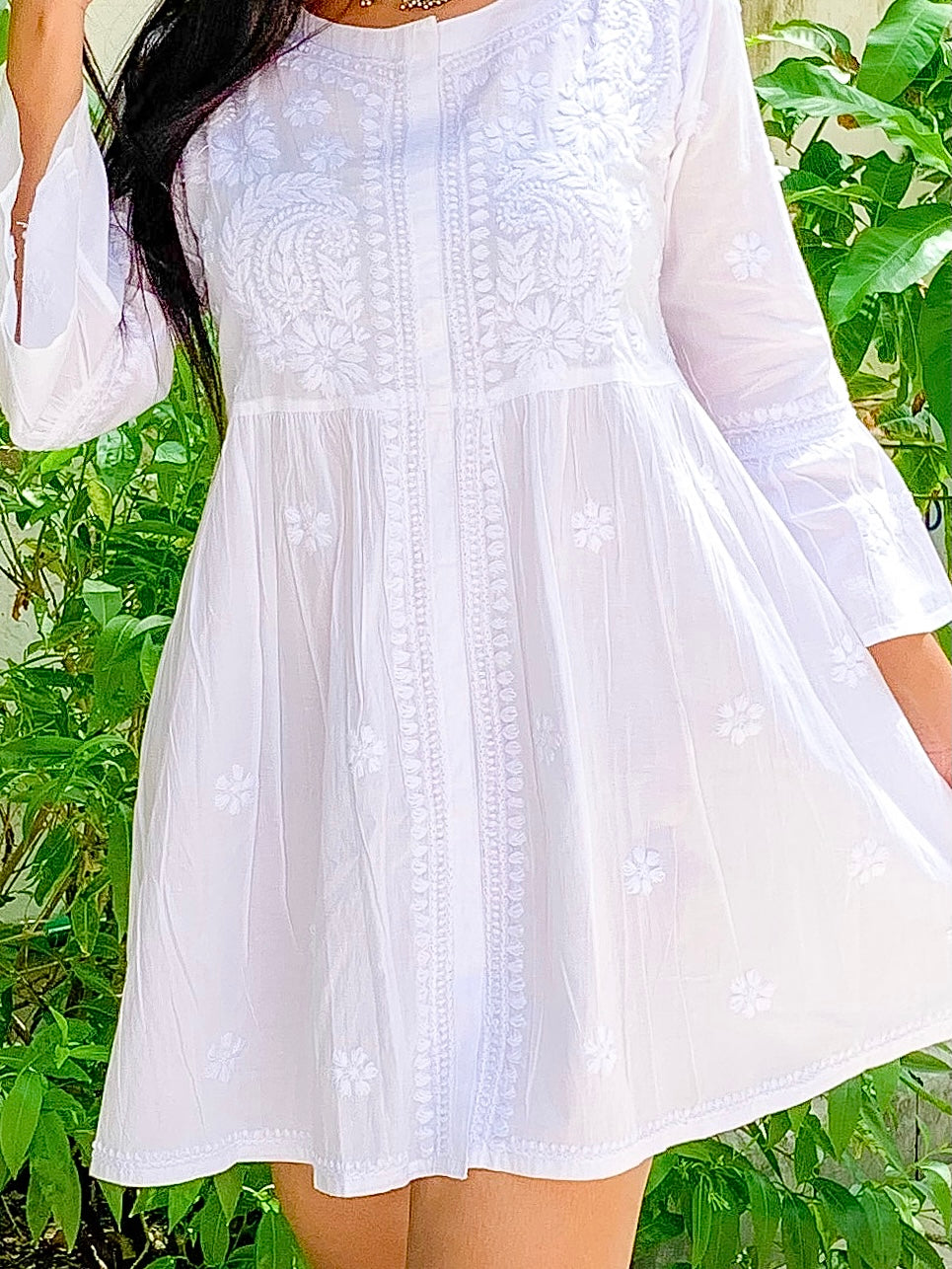 Laila Chikankari Summer Dress