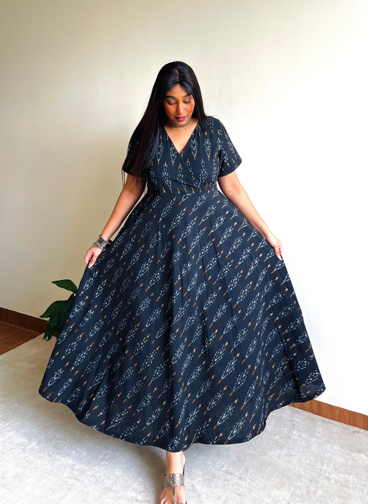 Anika Wrap-Style Anarkali