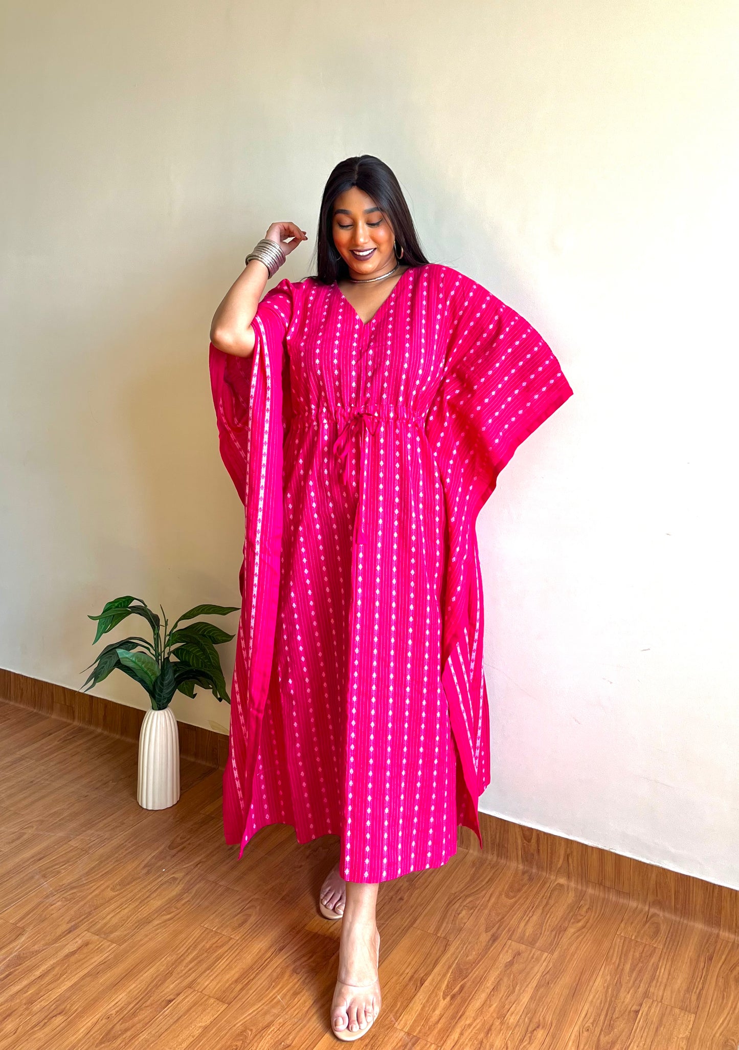 Gulabi Katha Kaftan